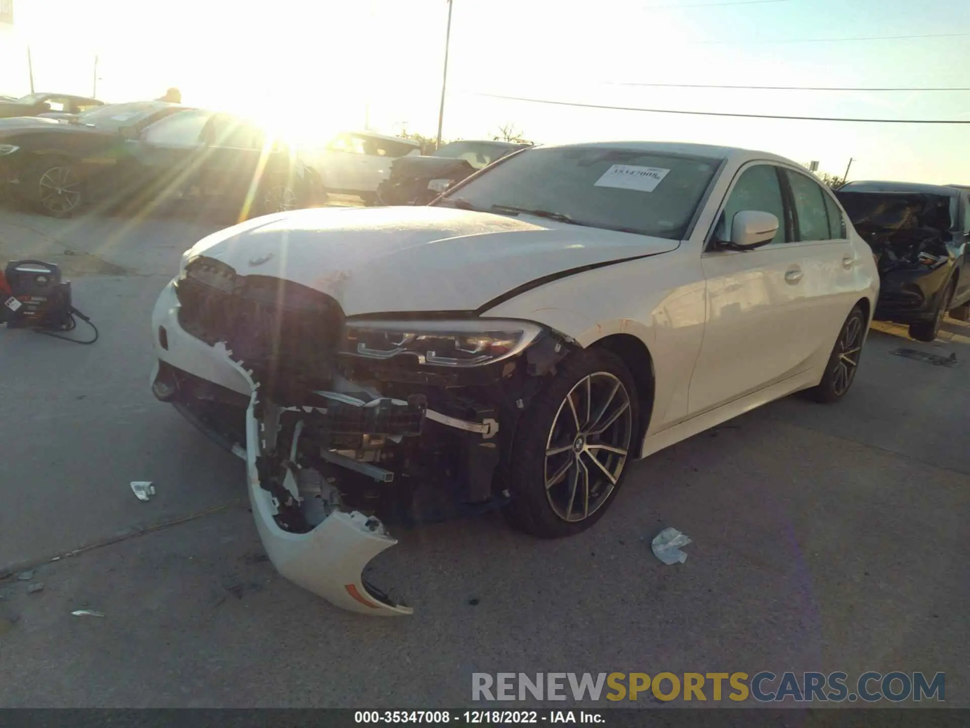 2 fotografías del automóvil dañado 3MW5R1J08L8B21804 BMW 3 SERIES 2020