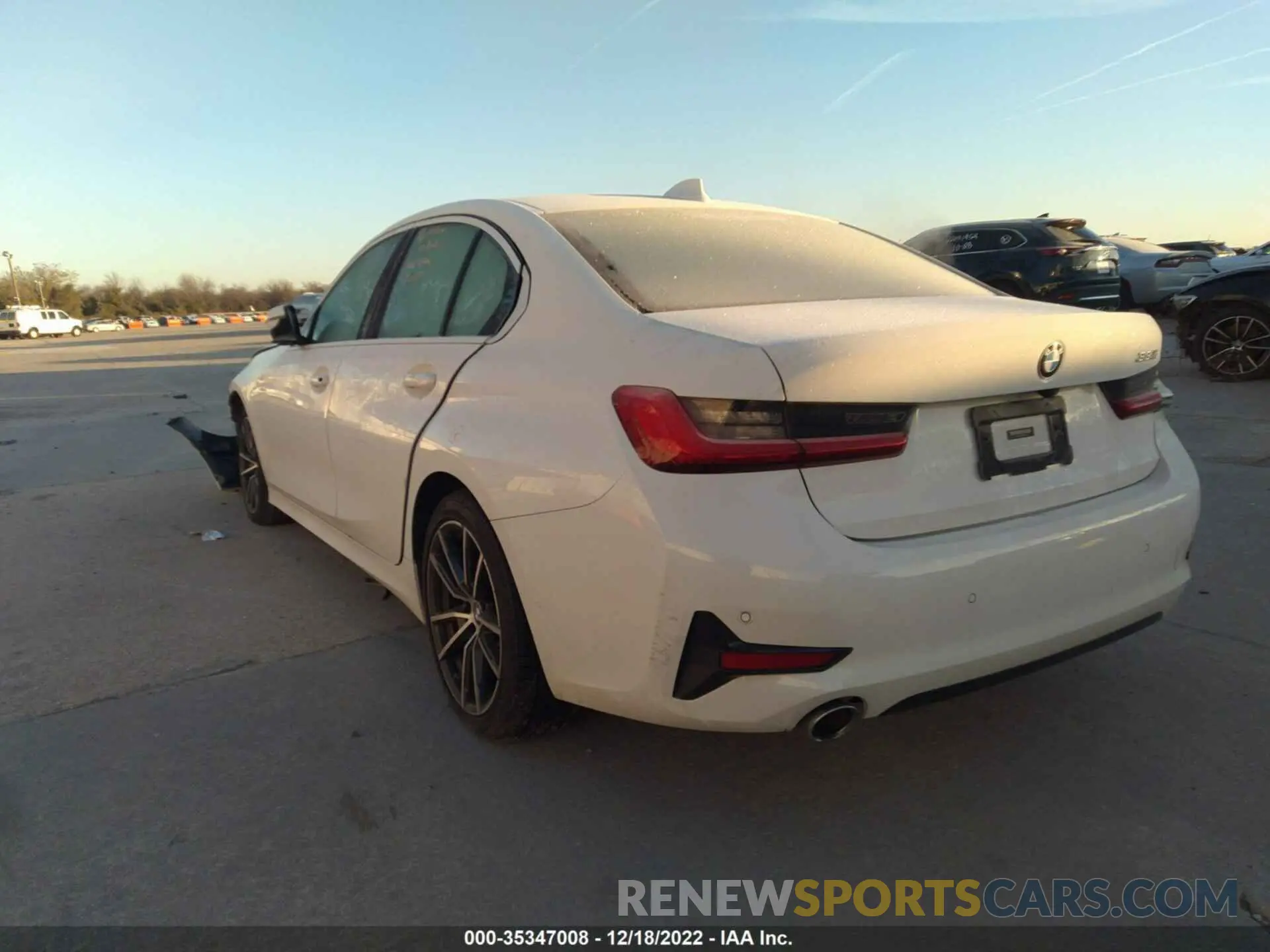 3 fotografías del automóvil dañado 3MW5R1J08L8B21804 BMW 3 SERIES 2020
