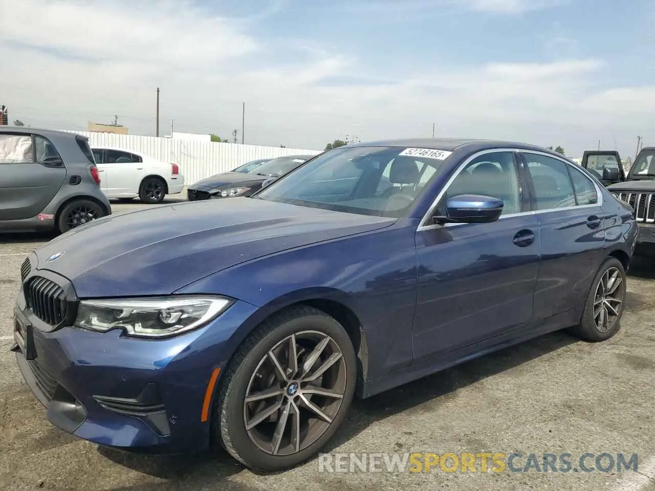 1 fotografías del automóvil dañado 3MW5R1J08L8B29286 BMW 3 SERIES 2020