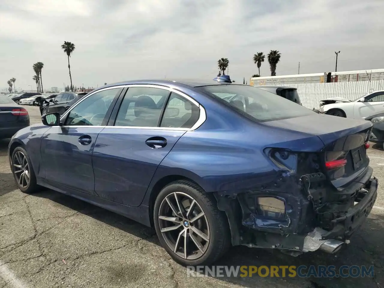 2 fotografías del automóvil dañado 3MW5R1J08L8B29286 BMW 3 SERIES 2020
