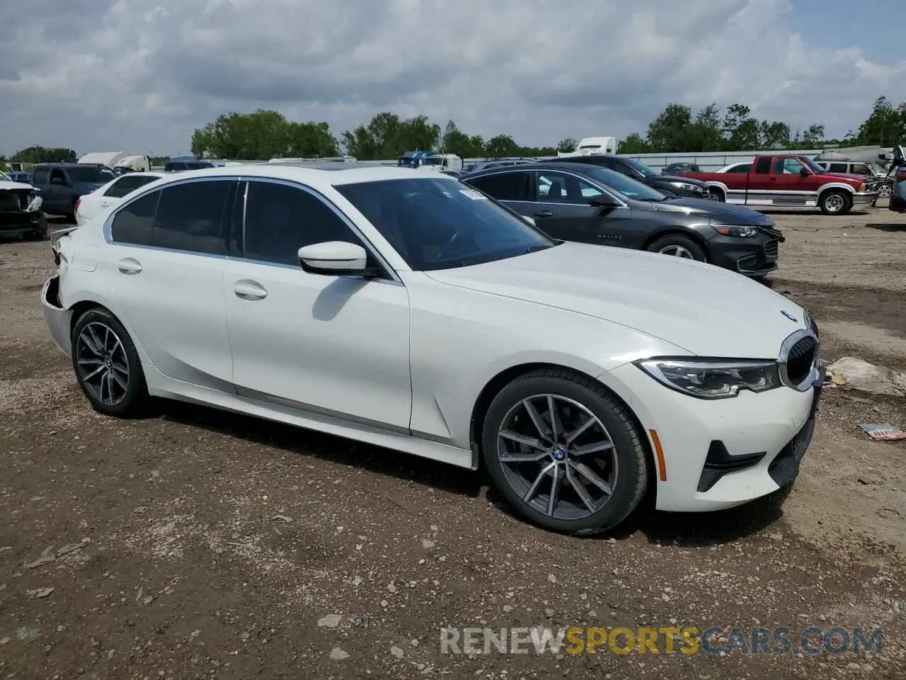 4 fotografías del automóvil dañado 3MW5R1J08L8B43219 BMW 3 SERIES 2020