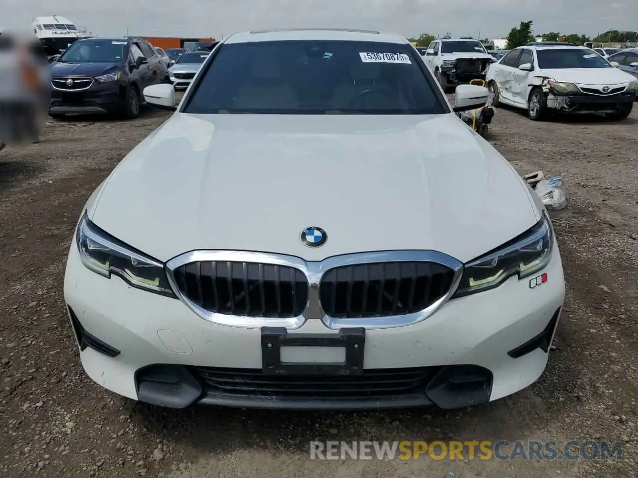 5 fotografías del automóvil dañado 3MW5R1J08L8B43219 BMW 3 SERIES 2020