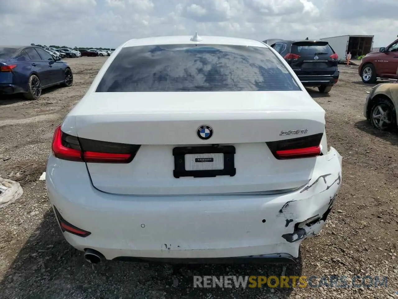 6 fotografías del automóvil dañado 3MW5R1J08L8B43219 BMW 3 SERIES 2020