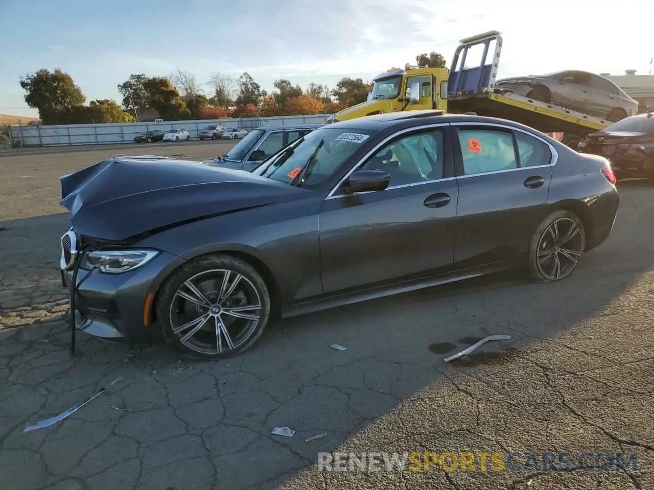1 fotografías del automóvil dañado 3MW5R1J09L8B13162 BMW 3 SERIES 2020