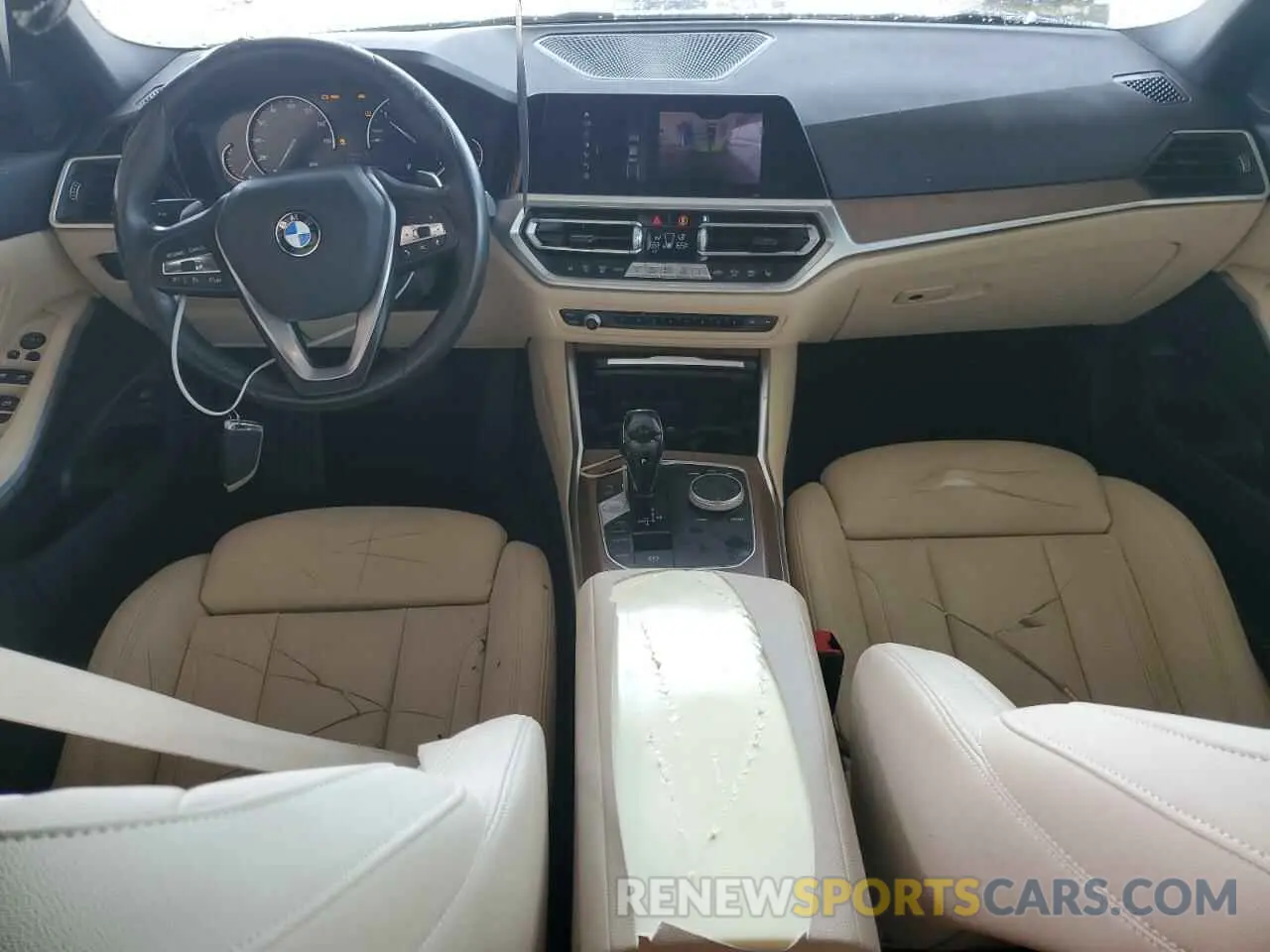 8 fotografías del automóvil dañado 3MW5R1J09L8B13484 BMW 3 SERIES 2020