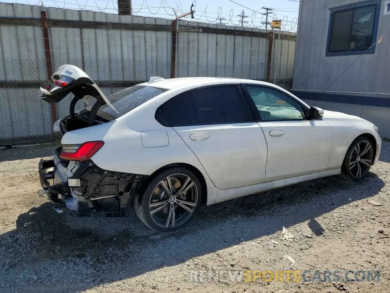 3 fotografías del automóvil dañado 3MW5R1J09L8B16675 BMW 3 SERIES 2020