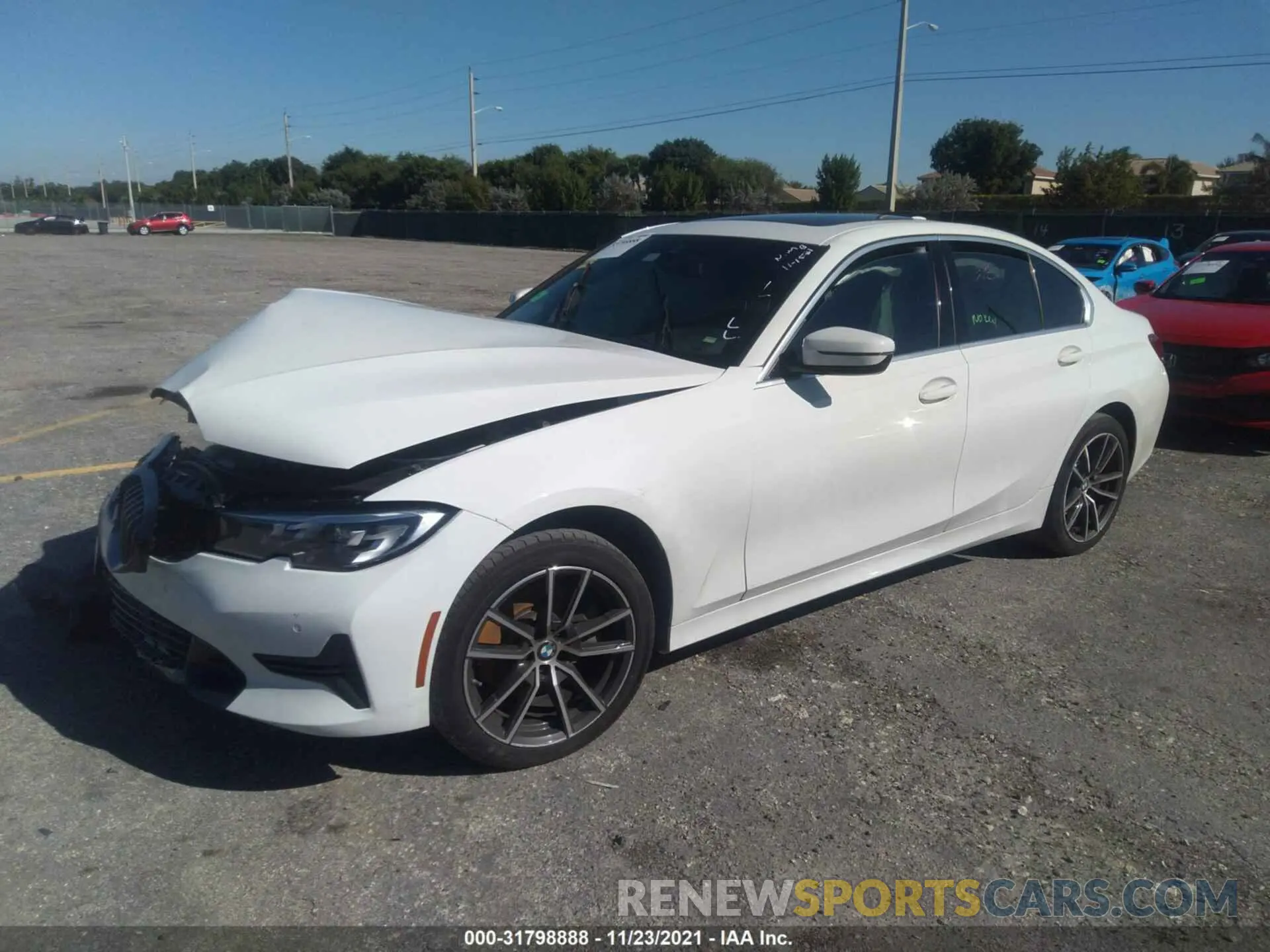 2 fotografías del automóvil dañado 3MW5R1J09L8B32259 BMW 3 SERIES 2020