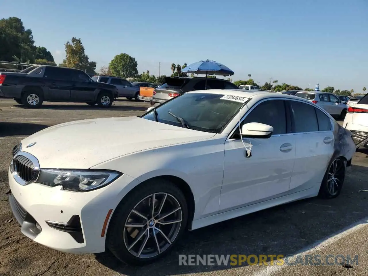 1 fotografías del automóvil dañado 3MW5R1J09L8B33413 BMW 3 SERIES 2020