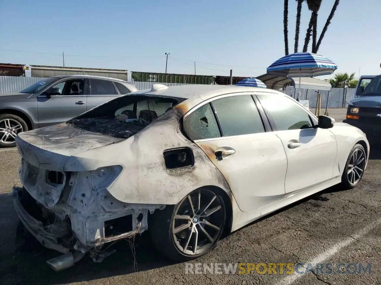 3 fotografías del automóvil dañado 3MW5R1J09L8B33413 BMW 3 SERIES 2020