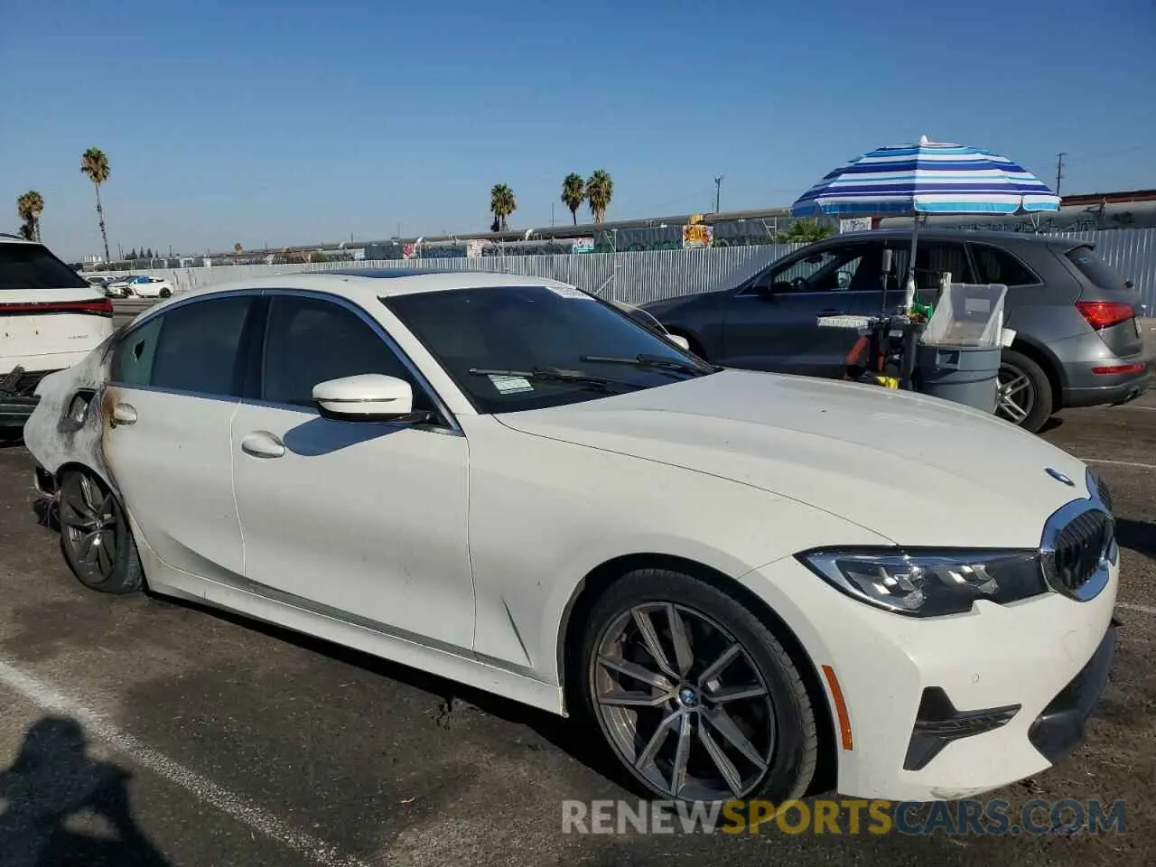 4 fotografías del automóvil dañado 3MW5R1J09L8B33413 BMW 3 SERIES 2020