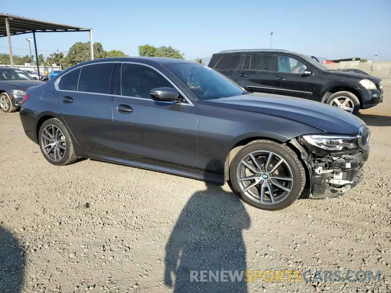 4 fotografías del automóvil dañado 3MW5R1J09L8B35890 BMW 3 SERIES 2020