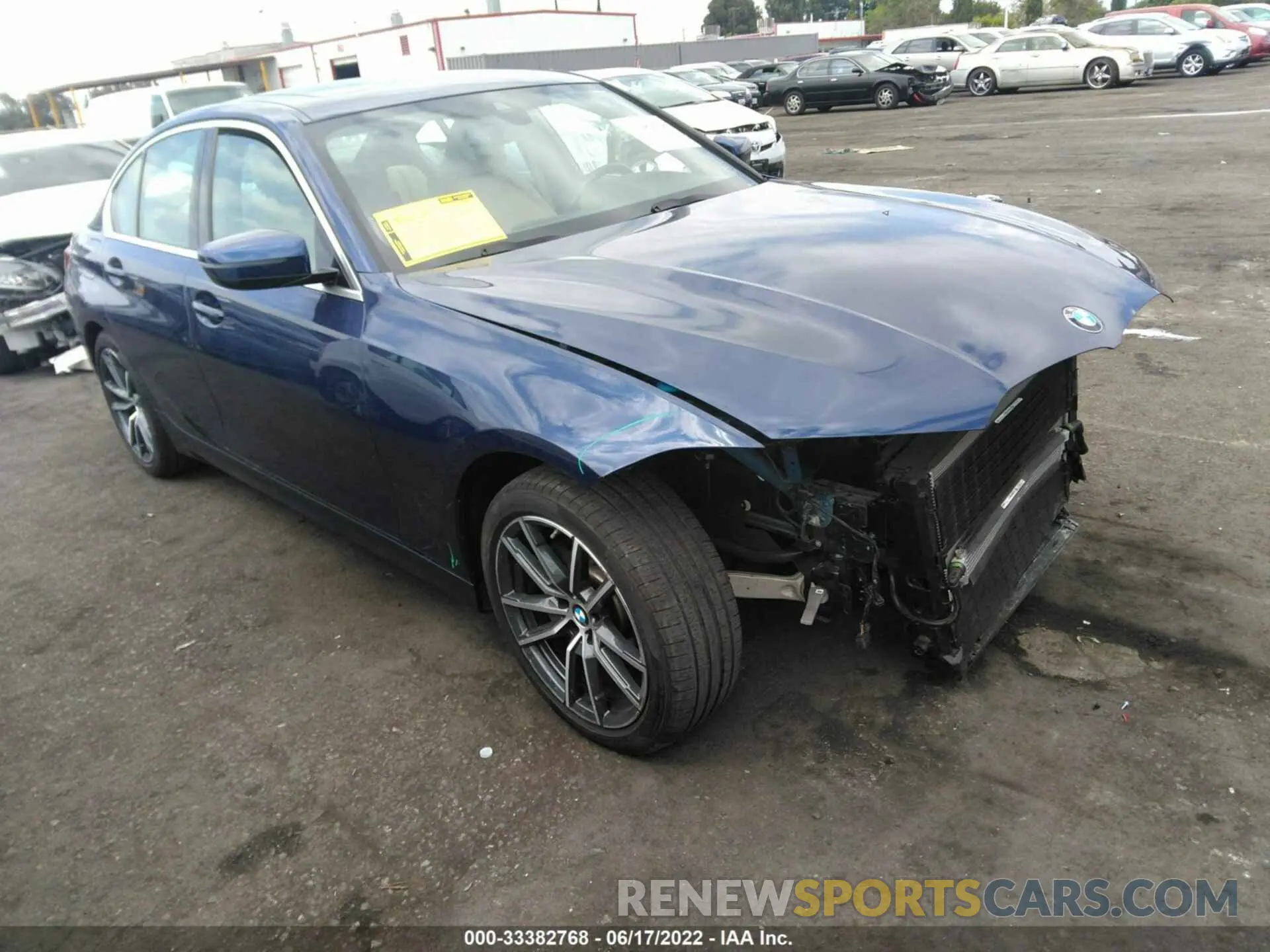 1 fotografías del automóvil dañado 3MW5R1J0XL8B14143 BMW 3 SERIES 2020