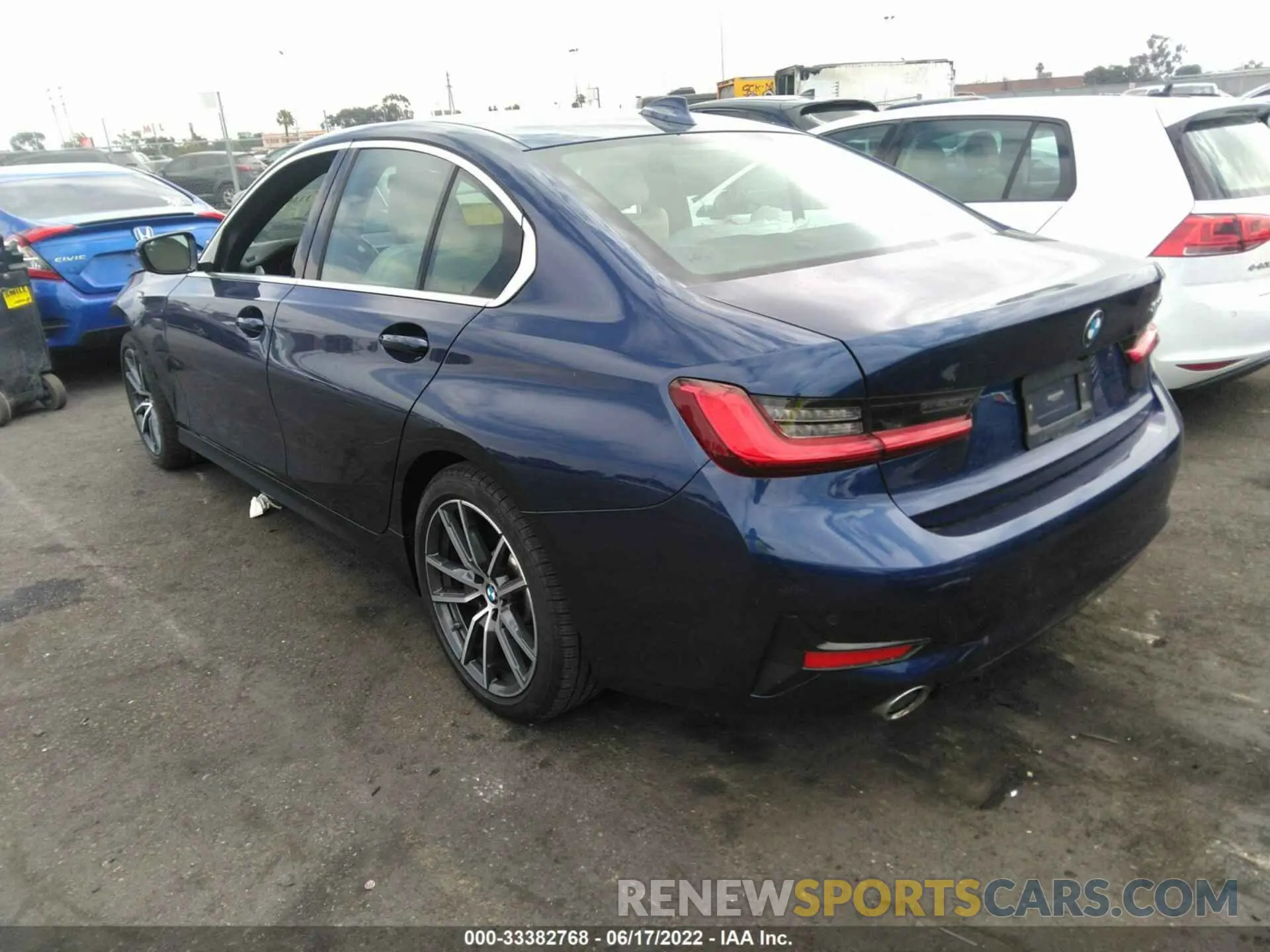 3 fotografías del automóvil dañado 3MW5R1J0XL8B14143 BMW 3 SERIES 2020