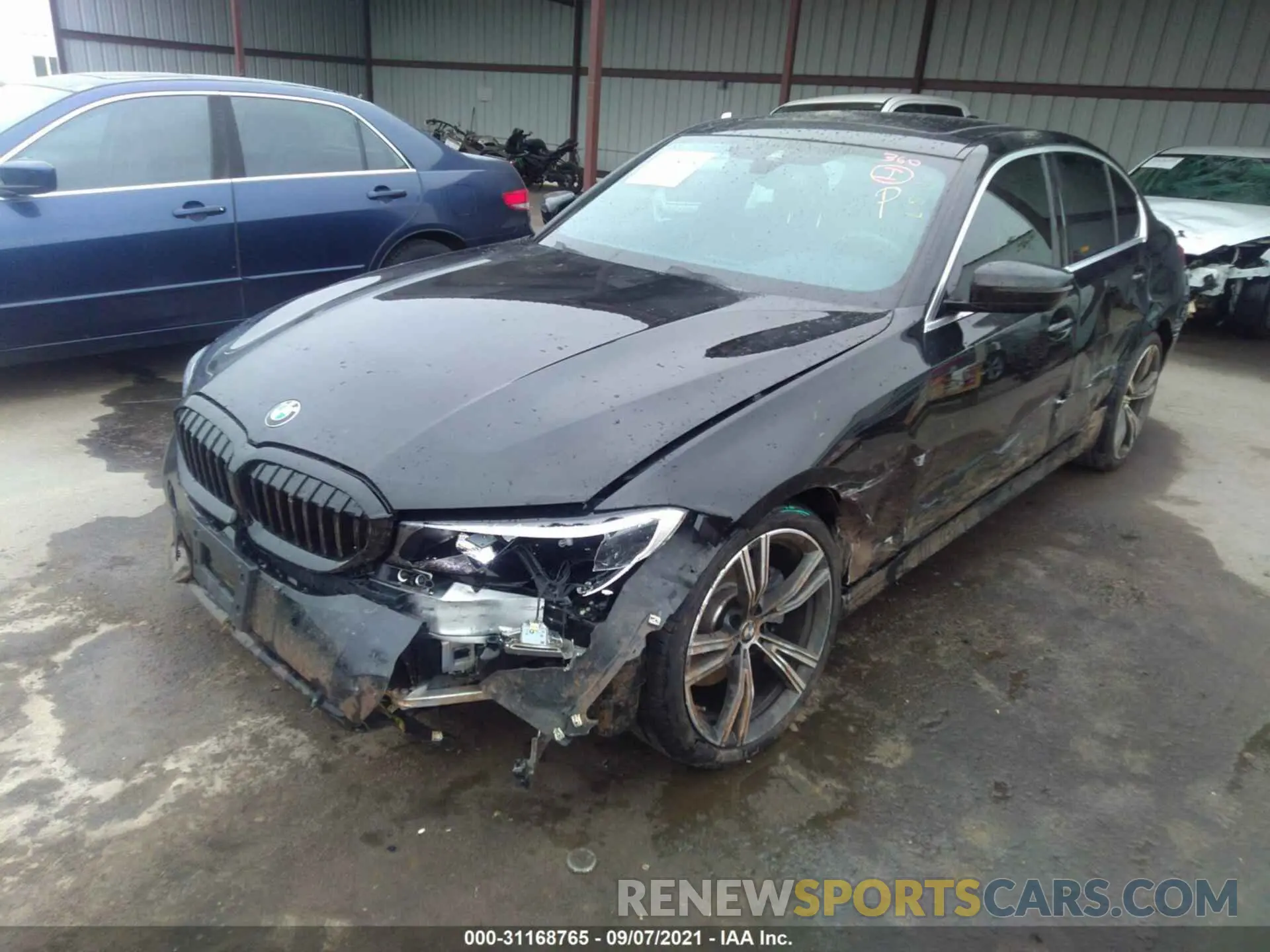 6 fotografías del automóvil dañado 3MW5R1J0XL8B28771 BMW 3 SERIES 2020