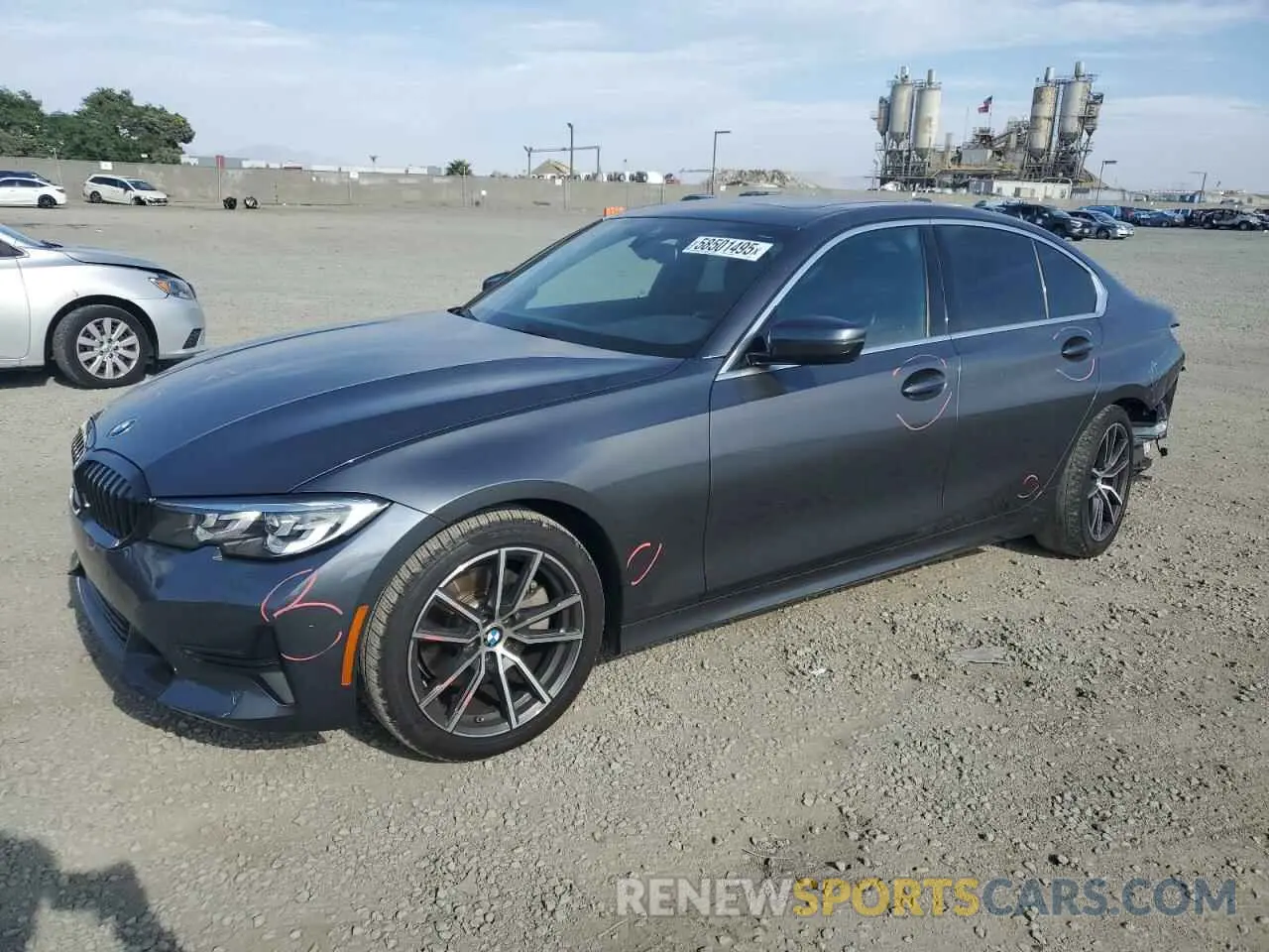 1 fotografías del automóvil dañado 3MW5R1J0XL8B36966 BMW 3 SERIES 2020