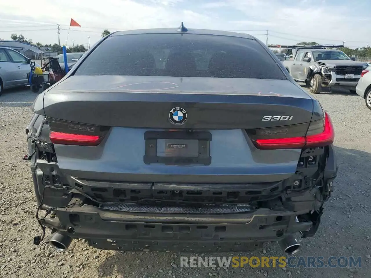 6 fotografías del automóvil dañado 3MW5R1J0XL8B36966 BMW 3 SERIES 2020