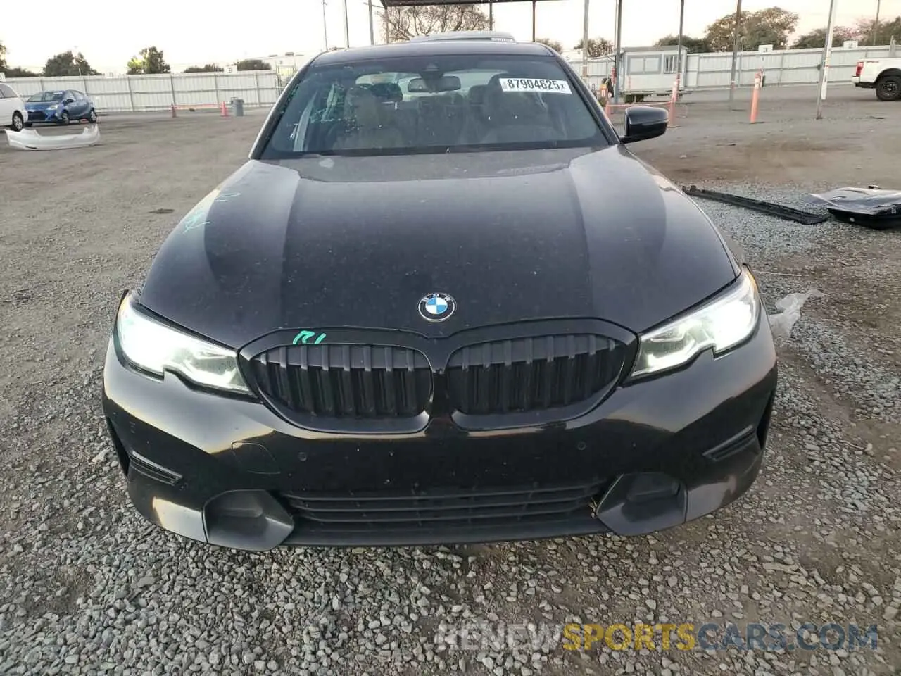 5 fotografías del automóvil dañado 3MW5R1J0XL8B43223 BMW 3 SERIES 2020