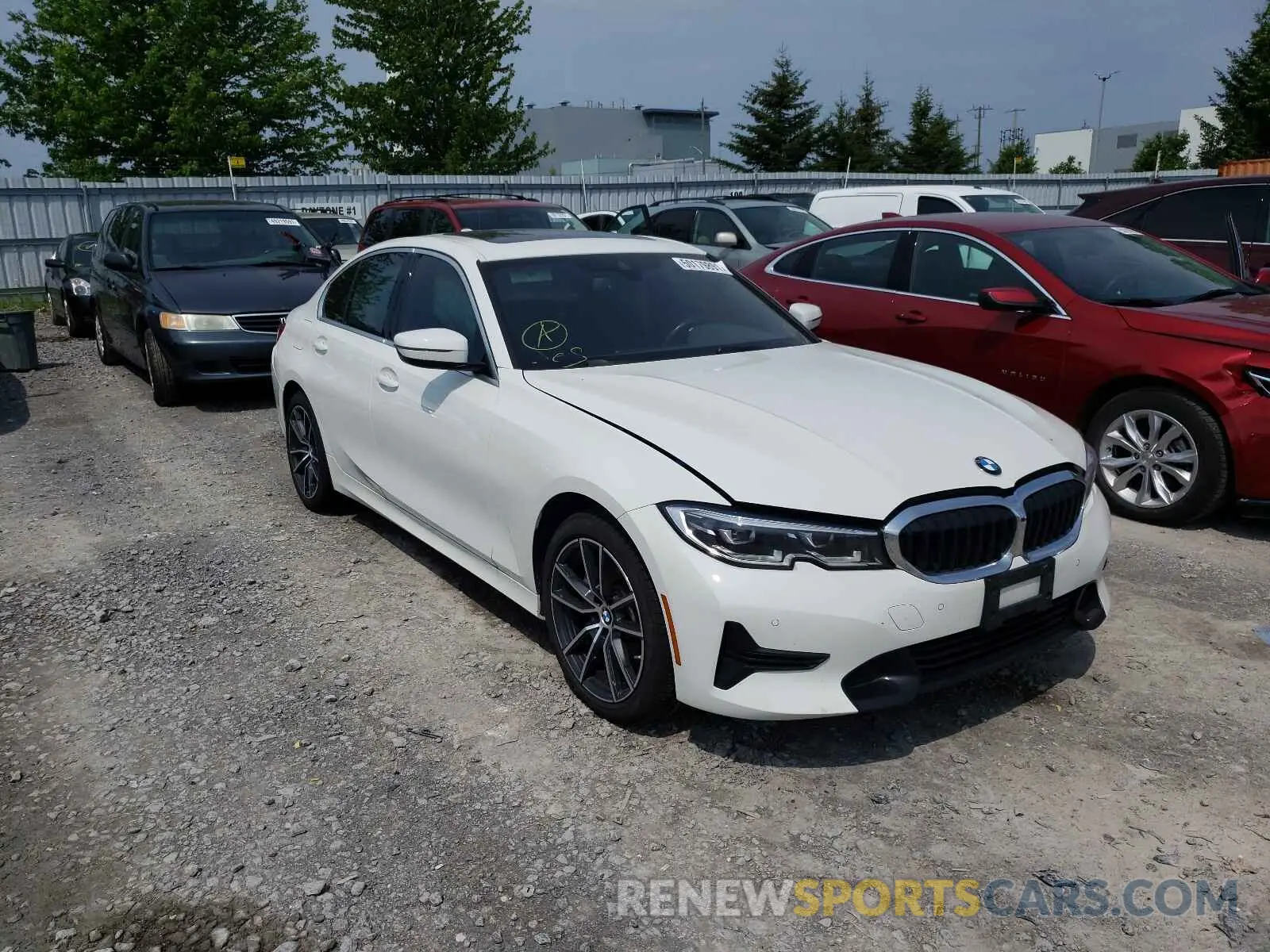 1 fotografías del automóvil dañado 3MW5R7J00L8B05275 BMW 3 SERIES 2020