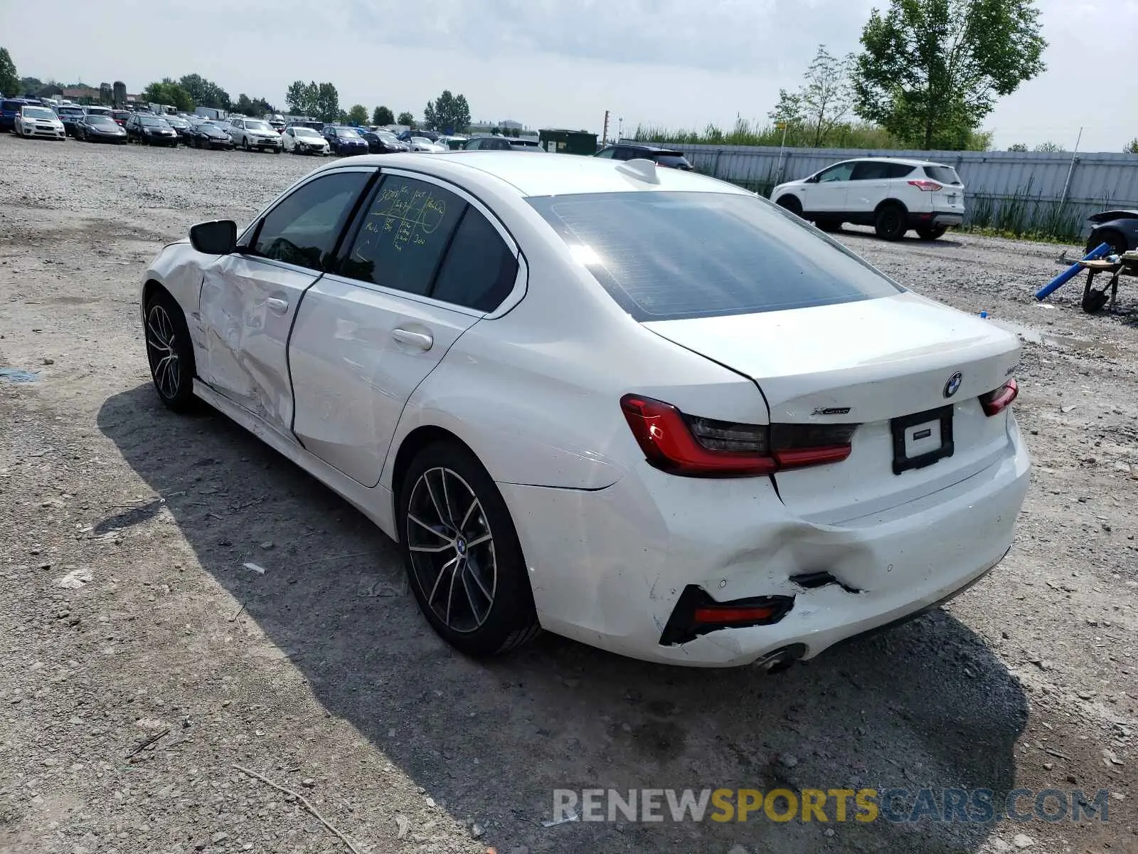 3 fotografías del automóvil dañado 3MW5R7J00L8B05275 BMW 3 SERIES 2020