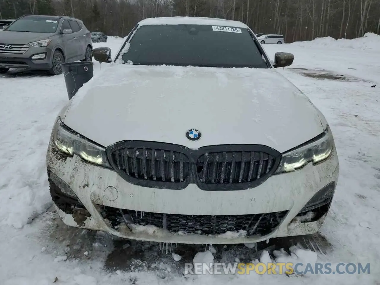 5 fotografías del automóvil dañado 3MW5R7J00L8B12632 BMW 3 SERIES 2020