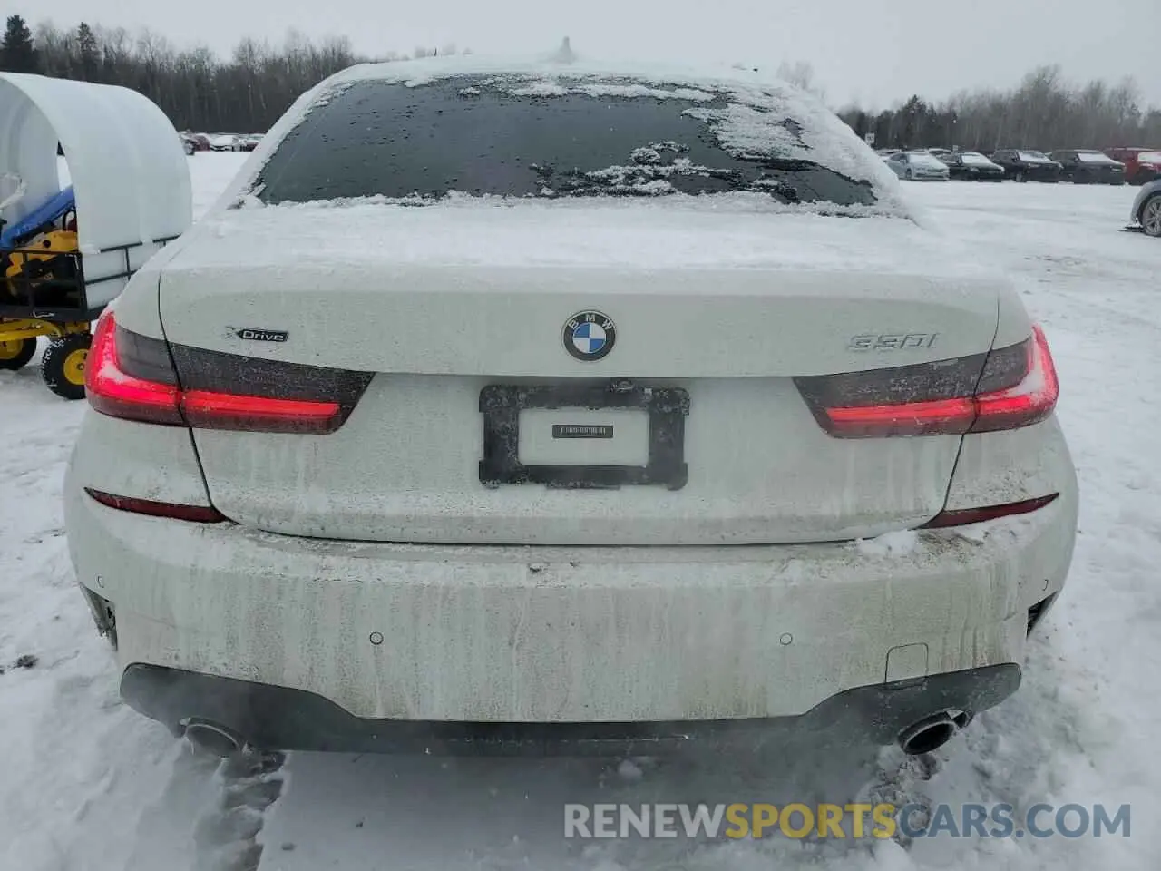 6 fotografías del automóvil dañado 3MW5R7J00L8B12632 BMW 3 SERIES 2020