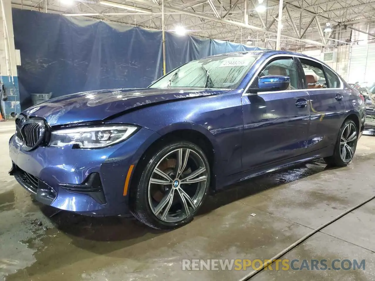 1 fotografías del automóvil dañado 3MW5R7J00L8B13201 BMW 3 SERIES 2020