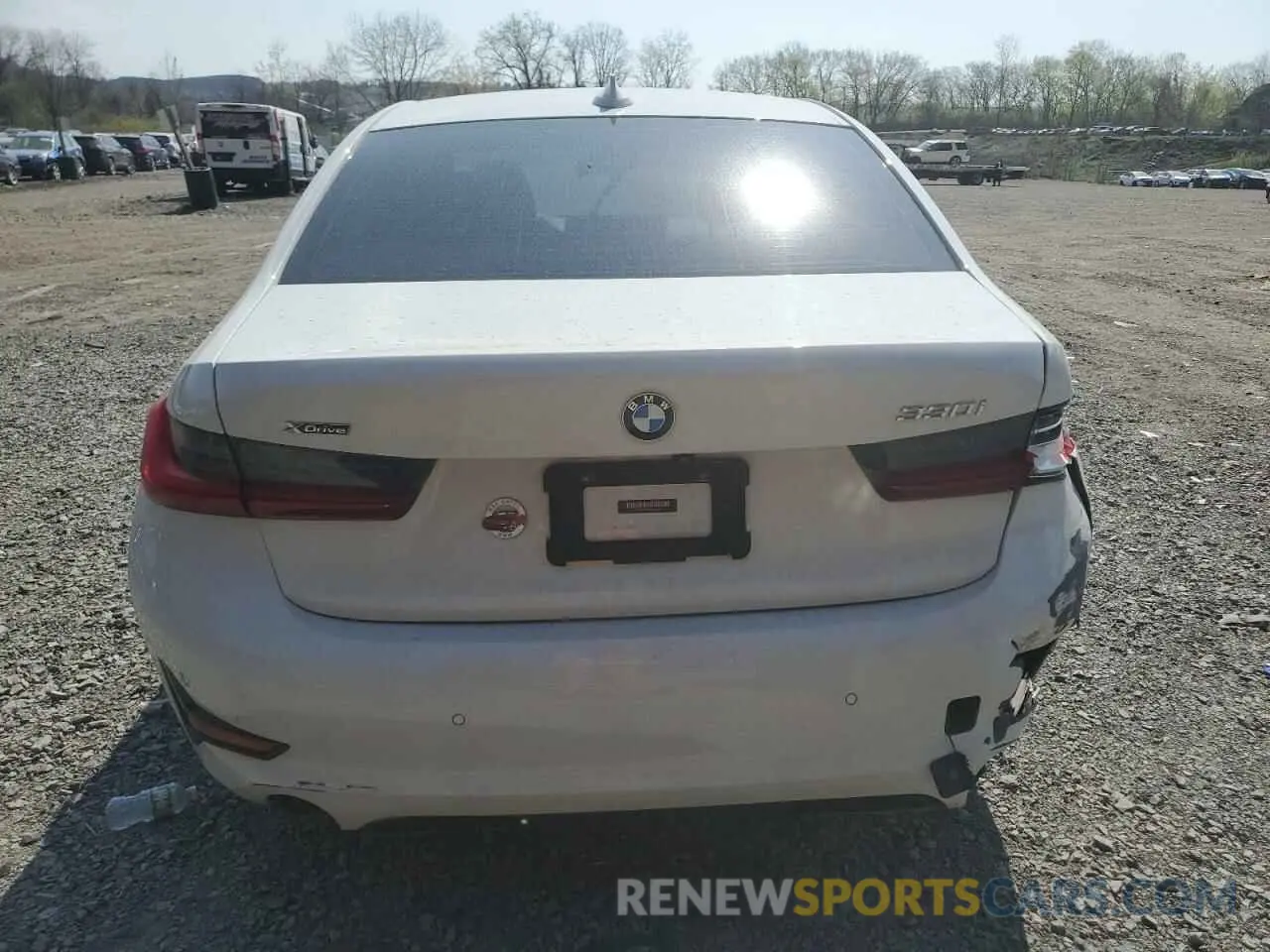 6 fotografías del automóvil dañado 3MW5R7J00L8B31892 BMW 3 SERIES 2020