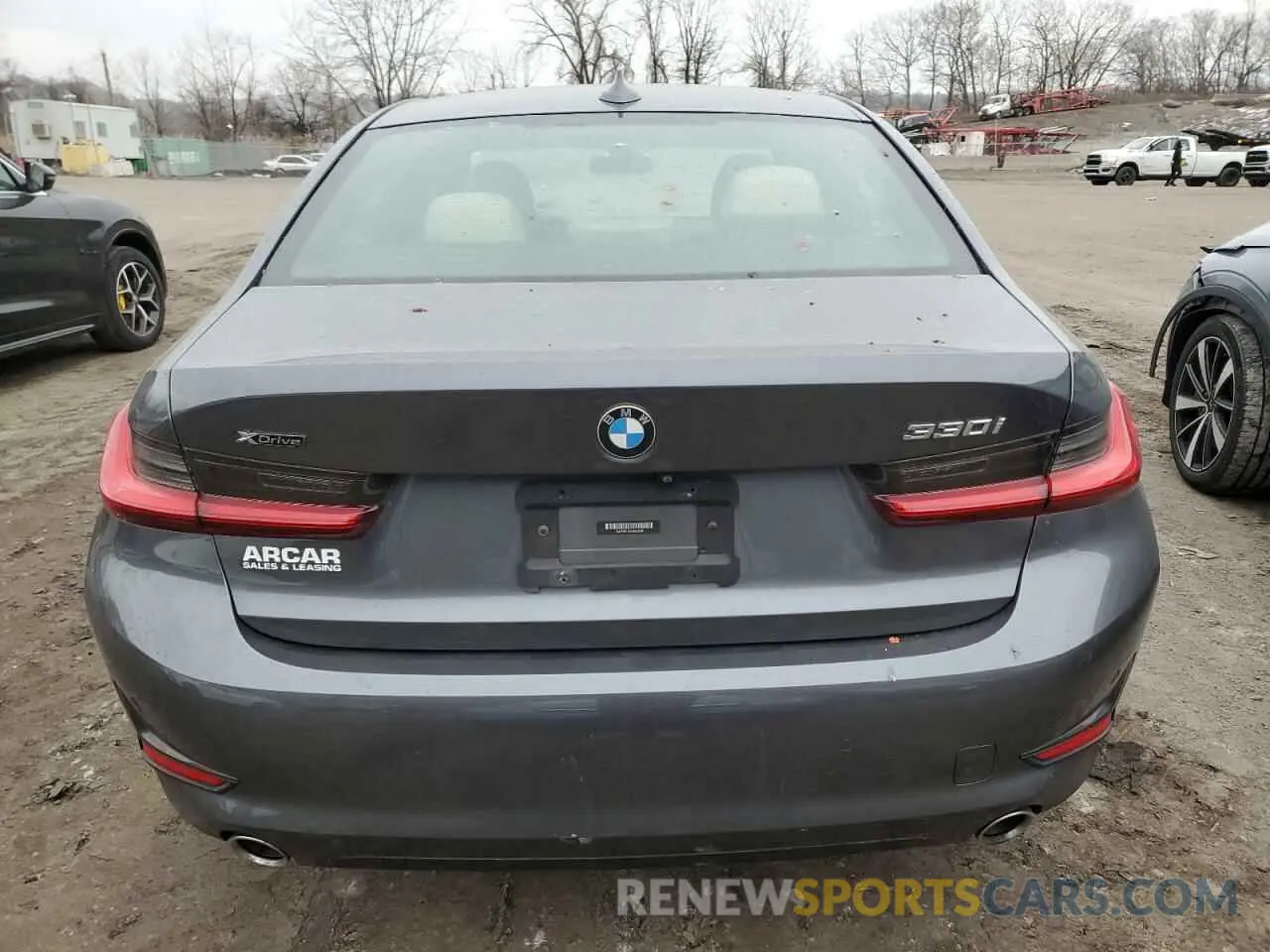 6 fotografías del automóvil dañado 3MW5R7J00L8B33206 BMW 3 SERIES 2020