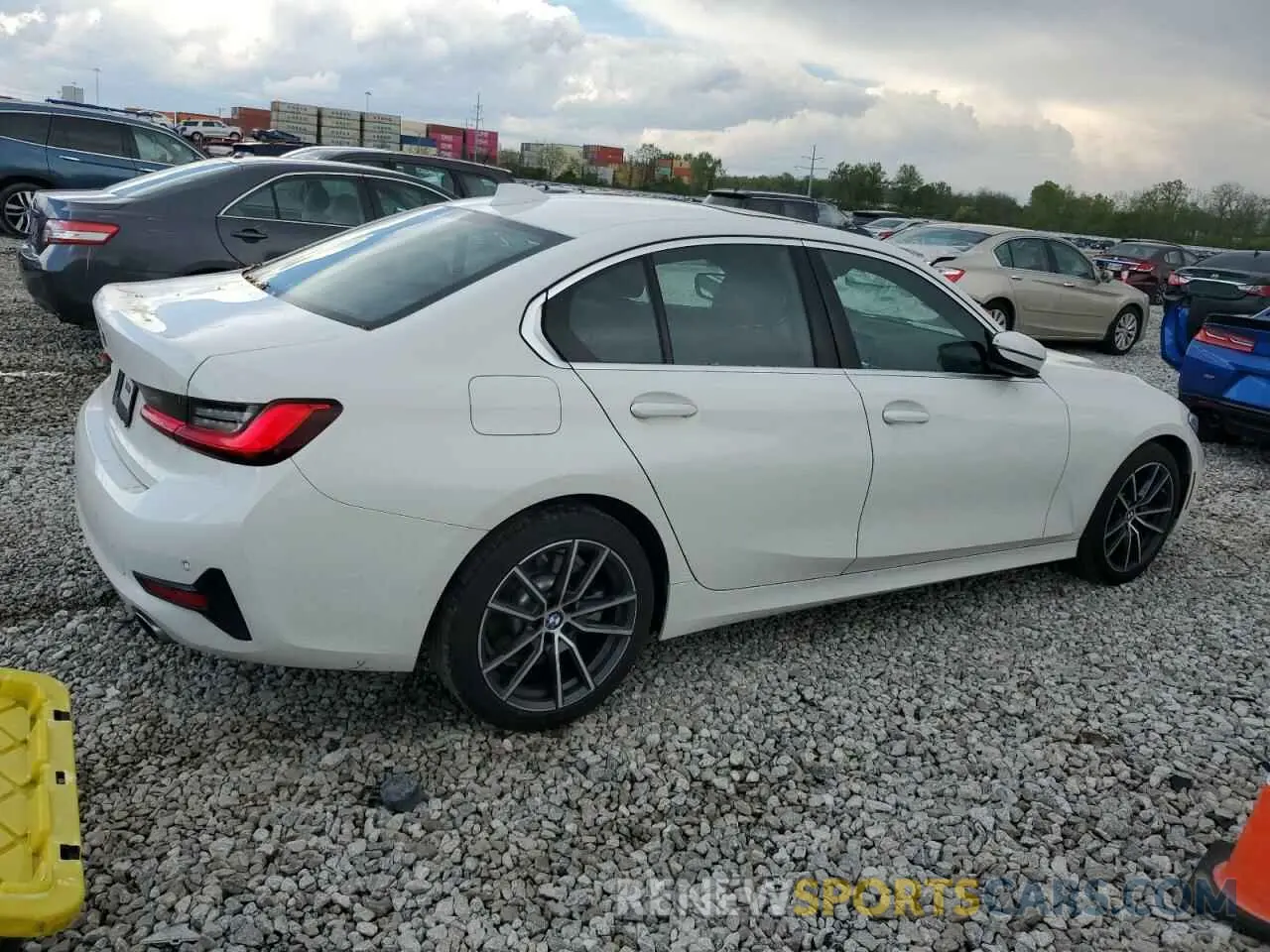 3 fotografías del automóvil dañado 3MW5R7J01L8B17838 BMW 3 SERIES 2020