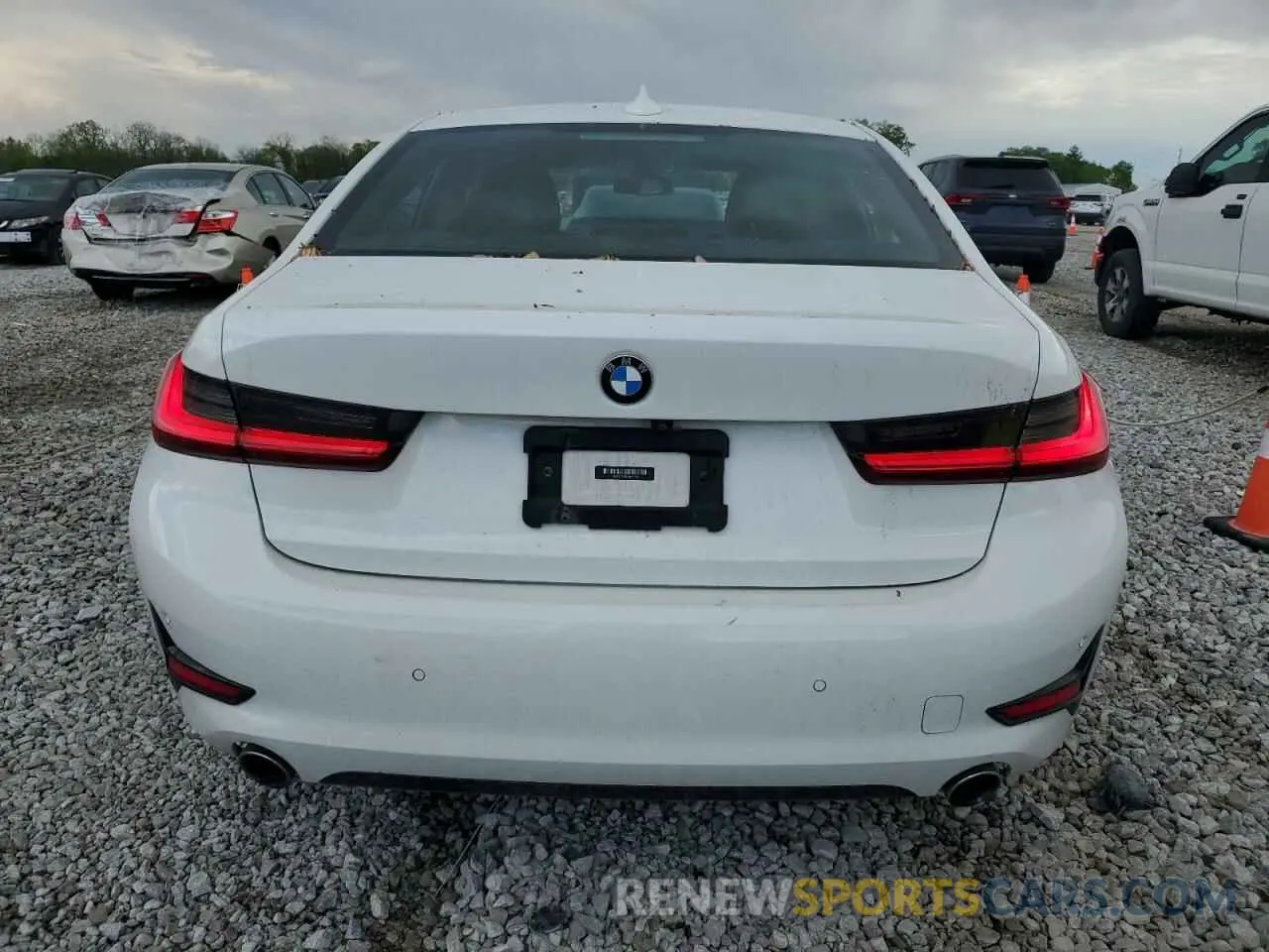 6 fotografías del automóvil dañado 3MW5R7J01L8B17838 BMW 3 SERIES 2020