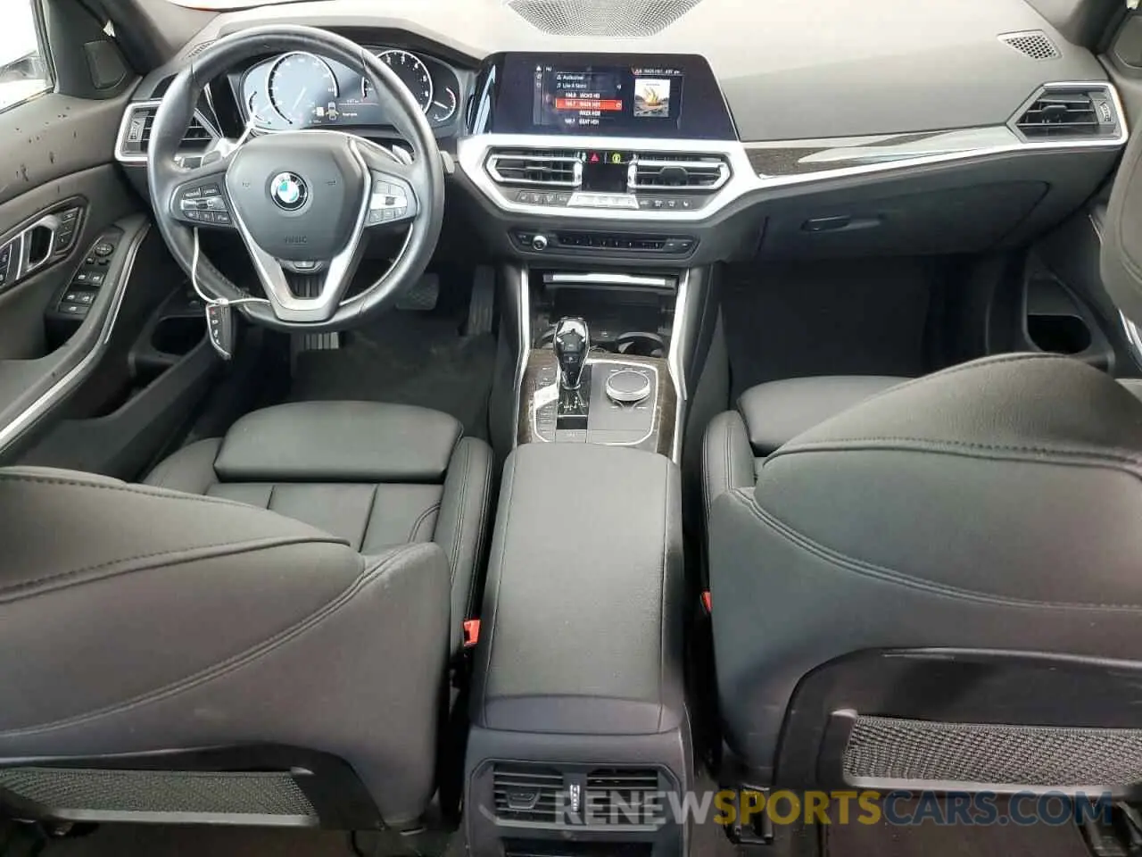 8 fotografías del automóvil dañado 3MW5R7J01L8B17838 BMW 3 SERIES 2020
