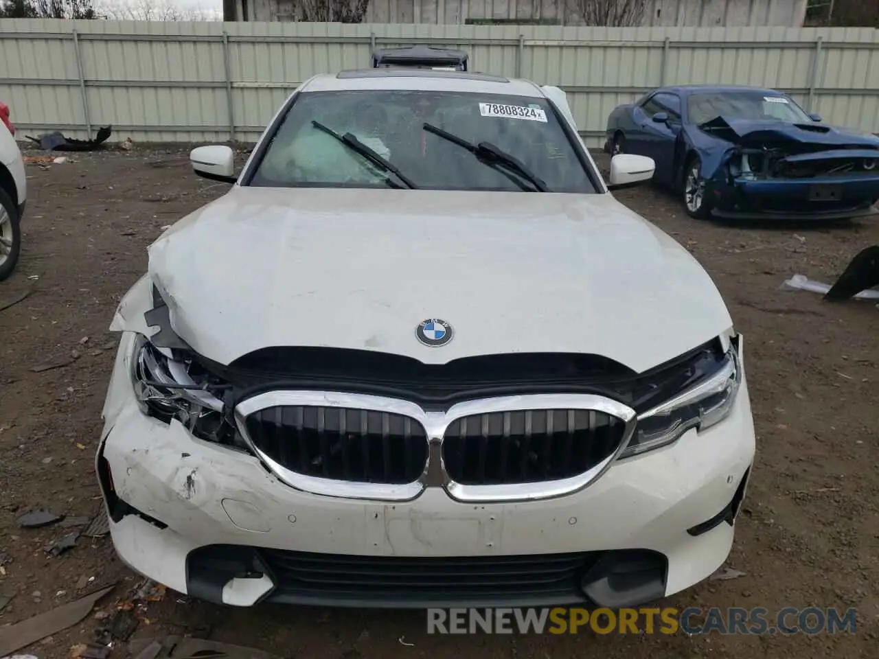 5 fotografías del automóvil dañado 3MW5R7J01L8B31559 BMW 3 SERIES 2020