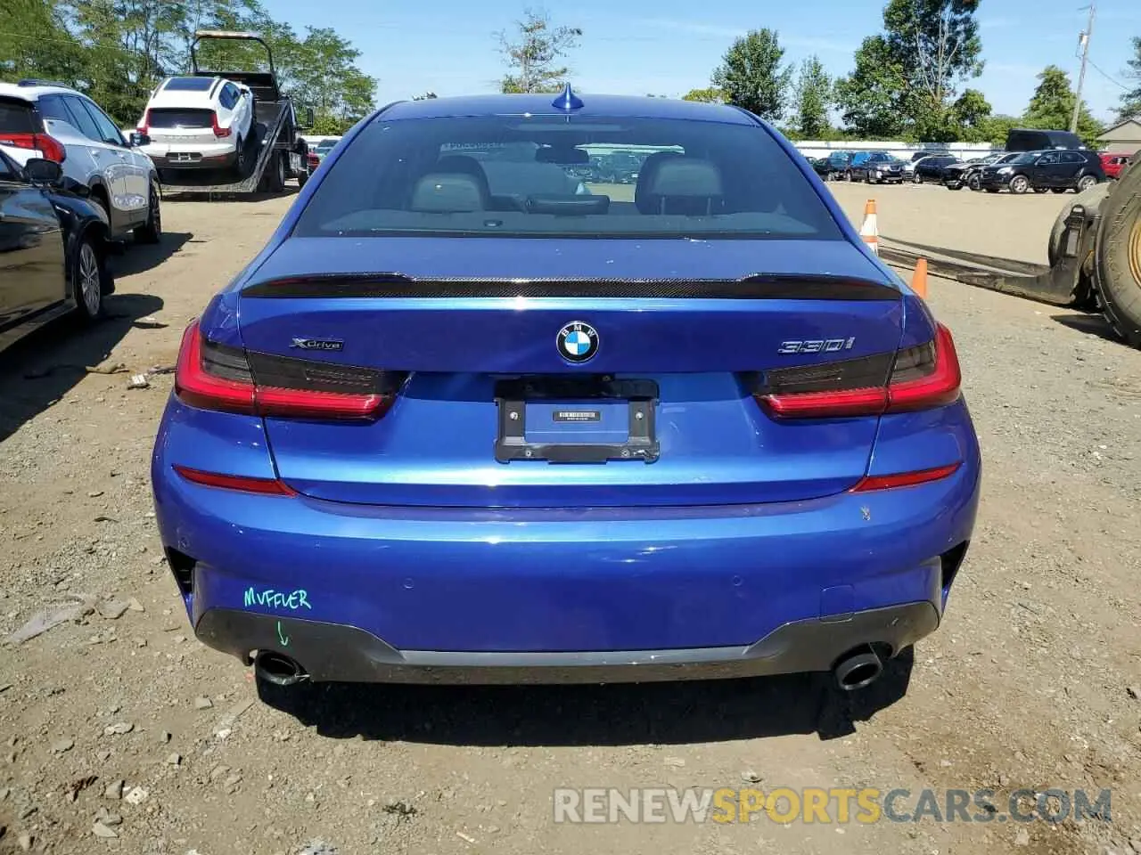 6 fotografías del automóvil dañado 3MW5R7J01L8B32453 BMW 3 SERIES 2020