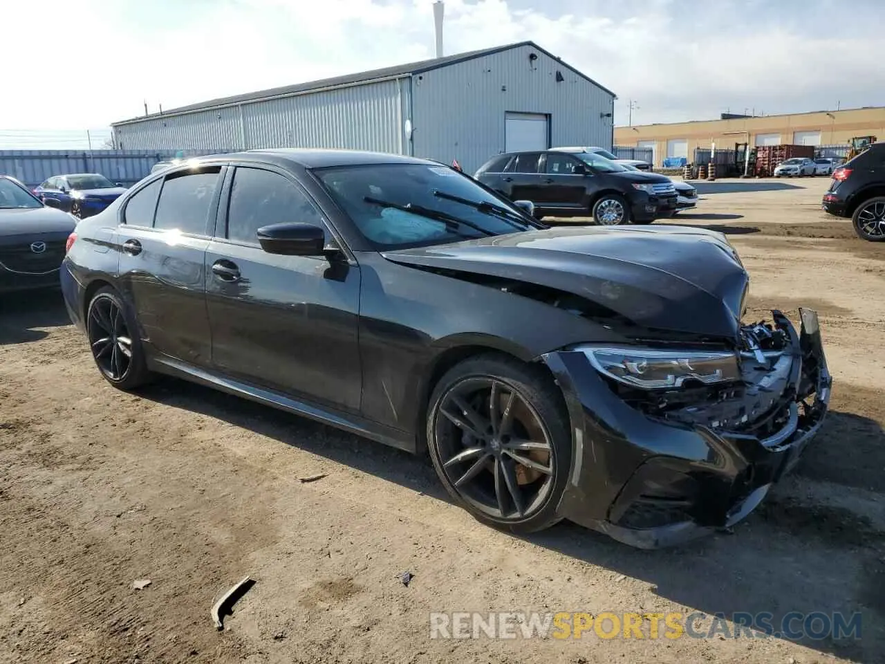 4 fotografías del automóvil dañado 3MW5R7J02L8B06976 BMW 3 SERIES 2020