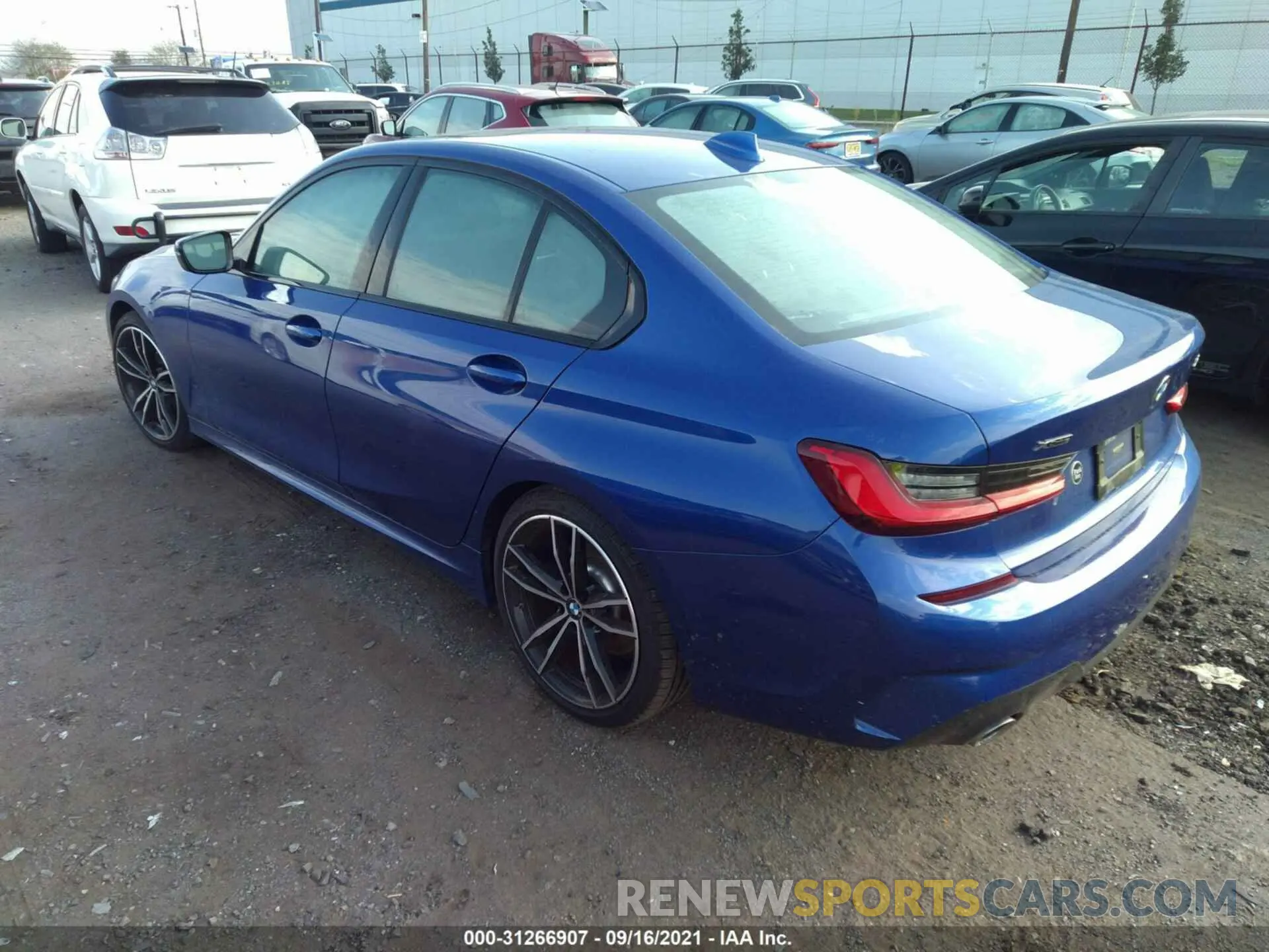 3 fotografías del automóvil dañado 3MW5R7J02L8B16424 BMW 3 SERIES 2020