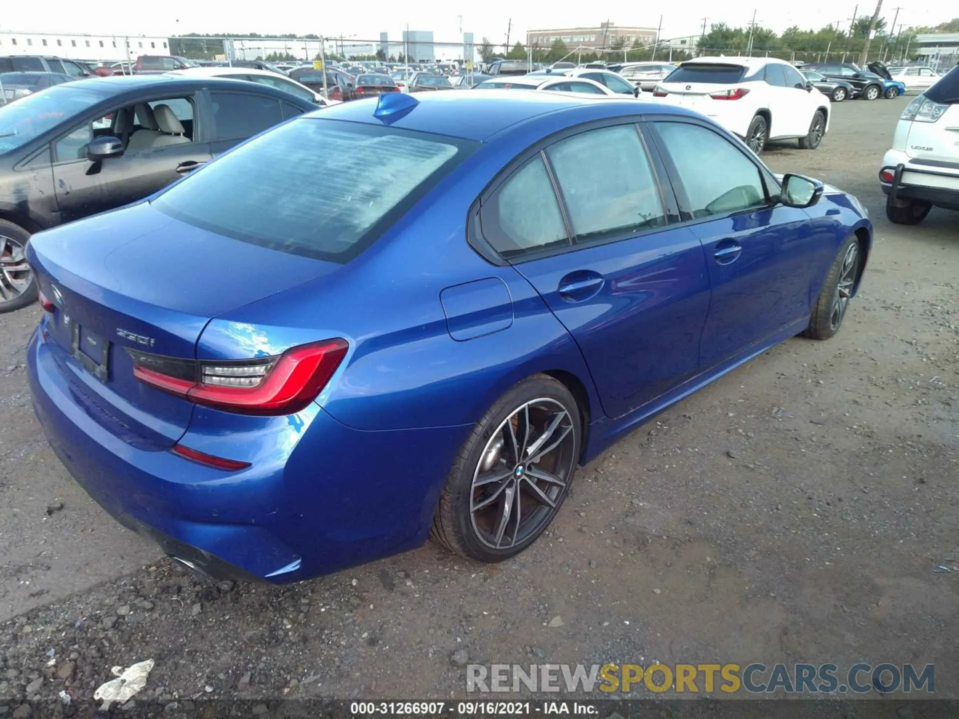 4 fotografías del automóvil dañado 3MW5R7J02L8B16424 BMW 3 SERIES 2020
