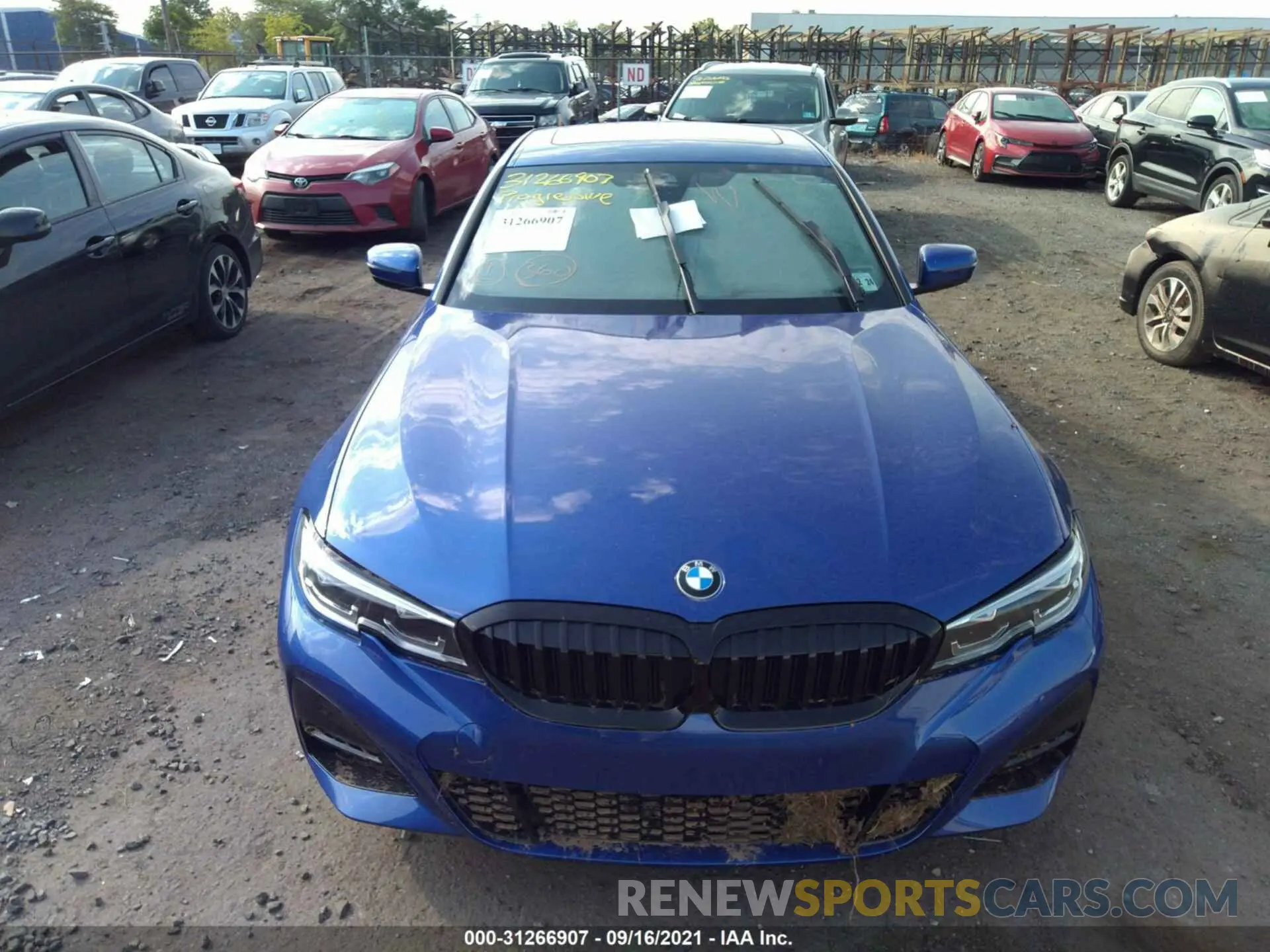 6 fotografías del automóvil dañado 3MW5R7J02L8B16424 BMW 3 SERIES 2020