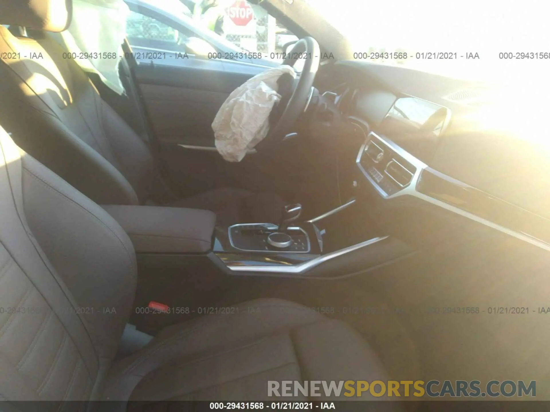 5 fotografías del automóvil dañado 3MW5R7J02L8B34065 BMW 3 SERIES 2020