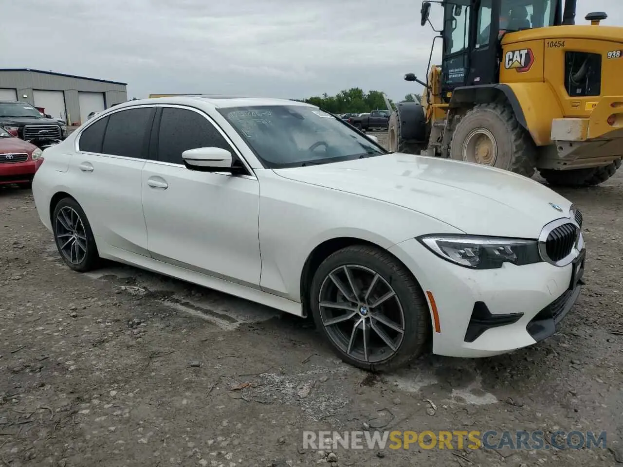 4 fotografías del automóvil dañado 3MW5R7J02L8B38844 BMW 3 SERIES 2020