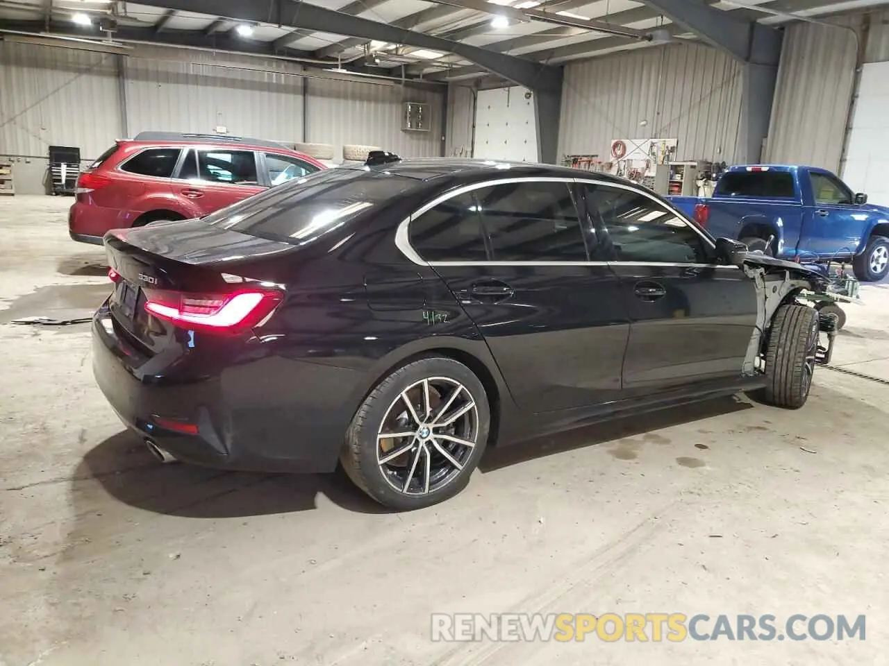 3 fotografías del automóvil dañado 3MW5R7J03L8B08865 BMW 3 SERIES 2020