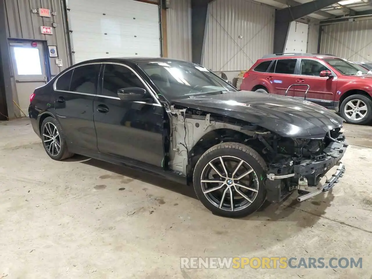 4 fotografías del automóvil dañado 3MW5R7J03L8B08865 BMW 3 SERIES 2020