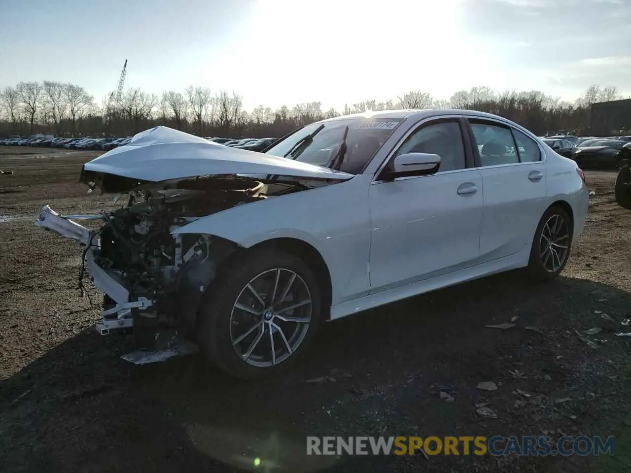 1 fotografías del automóvil dañado 3MW5R7J03L8B45138 BMW 3 SERIES 2020