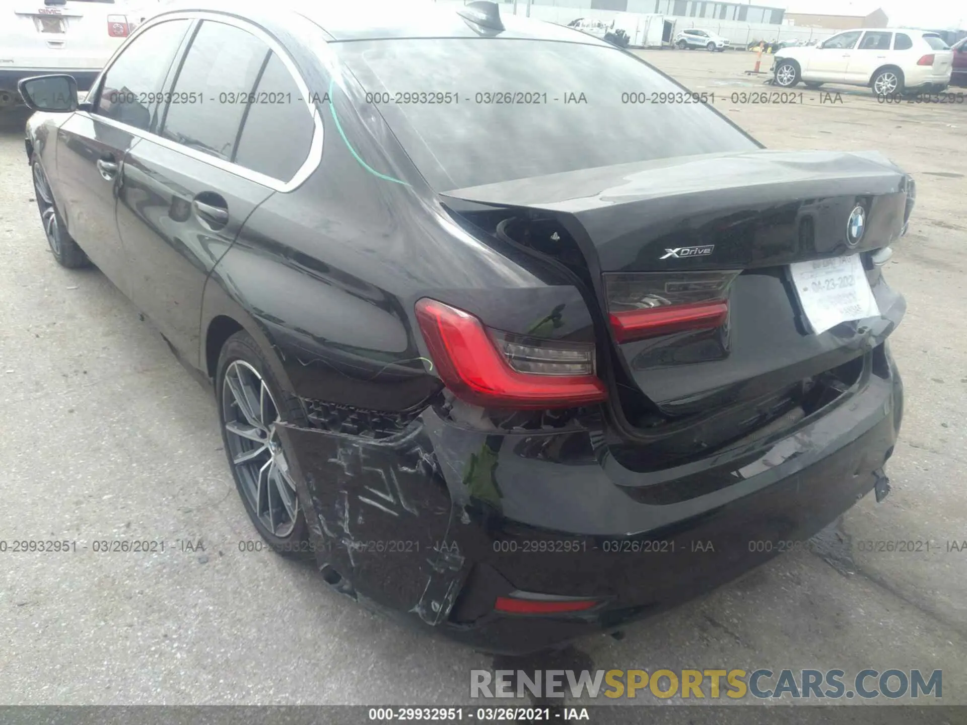 6 fotografías del automóvil dañado 3MW5R7J04L8B06266 BMW 3 SERIES 2020
