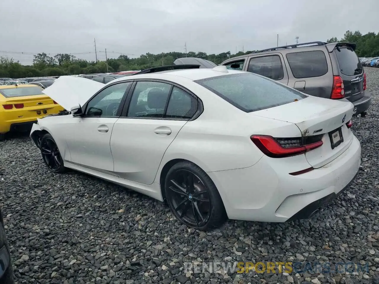 2 fotografías del automóvil dañado 3MW5R7J04L8B06882 BMW 3 SERIES 2020