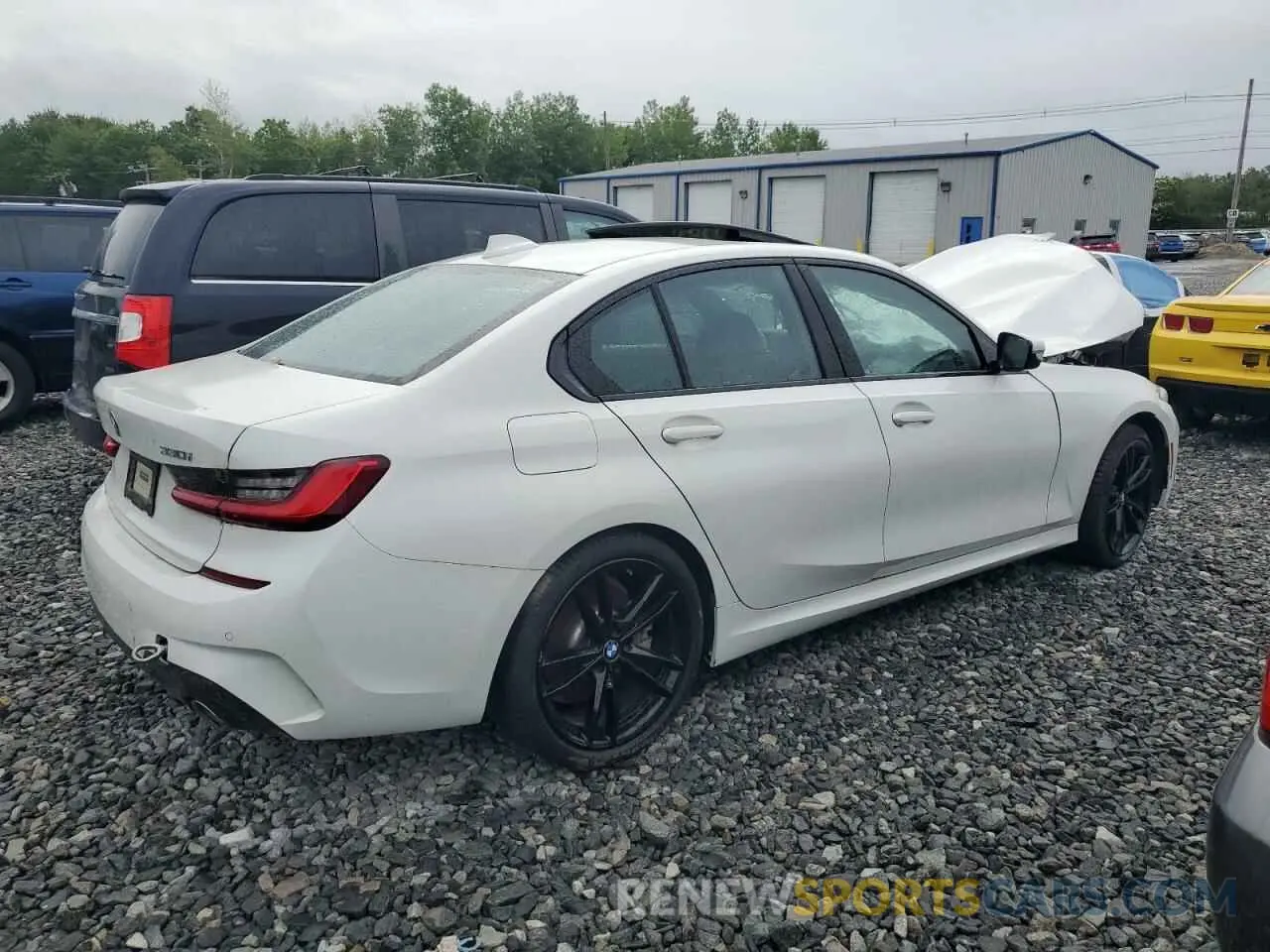 3 fotografías del automóvil dañado 3MW5R7J04L8B06882 BMW 3 SERIES 2020