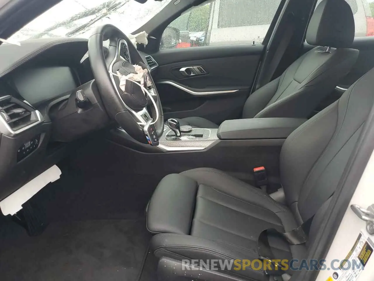7 fotografías del automóvil dañado 3MW5R7J04L8B06882 BMW 3 SERIES 2020