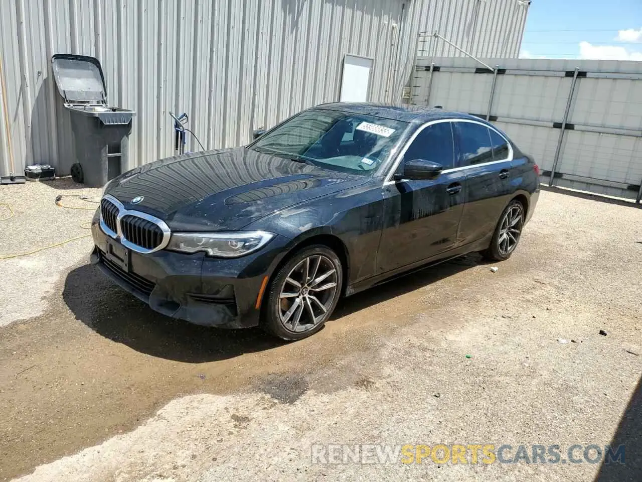 1 fotografías del automóvil dañado 3MW5R7J04L8B21544 BMW 3 SERIES 2020
