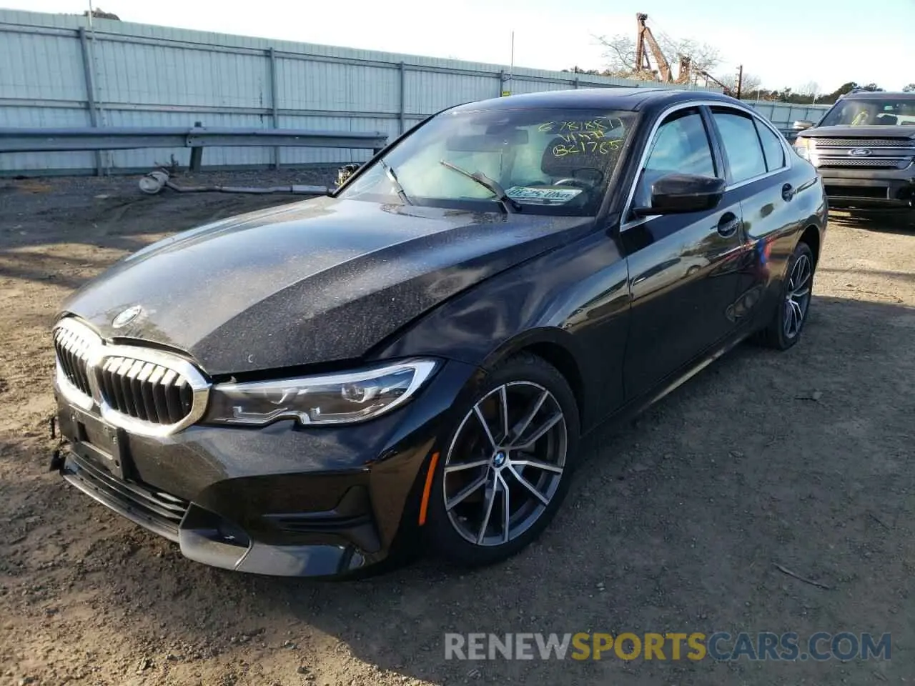 2 fotografías del automóvil dañado 3MW5R7J04L8B21785 BMW 3 SERIES 2020