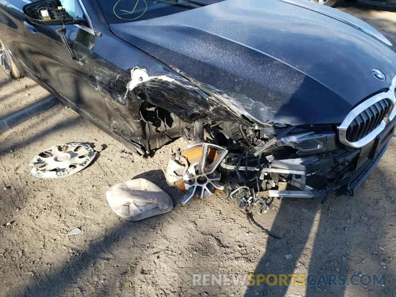 9 fotografías del automóvil dañado 3MW5R7J04L8B21785 BMW 3 SERIES 2020