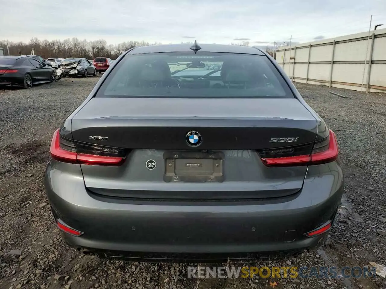 6 fotografías del automóvil dañado 3MW5R7J04L8B29045 BMW 3 SERIES 2020
